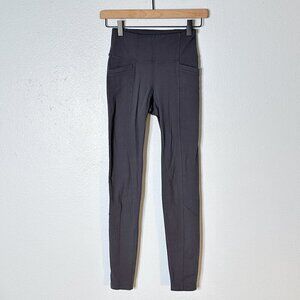 Athleta Metro High Waisted Leggings Gray XXS
